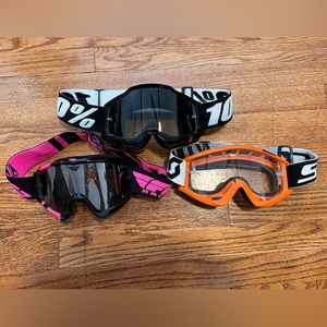 Dirt bike Goggles - 3 “pack”